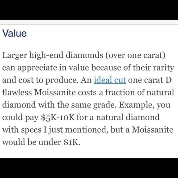 ASQ Spectacular 1ct Moissanite Diamond Necklace - Picture 7 of 16